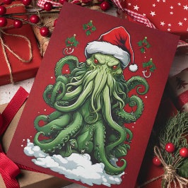 Cthulhu's Yuletide Reign: En fruktansvärd jul Julkort