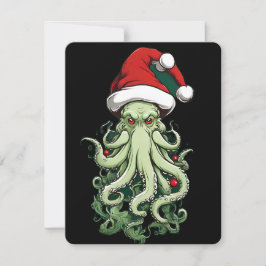 Cthulhu's Yuletide Reign: En fruktansvärd jul Julkort