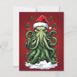 Cthulhu's Yuletide Reign: En fruktansvärd jul Vykort
