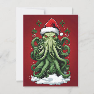 Cthulhu's Yuletide Reign: En fruktansvärd jul Vykort
