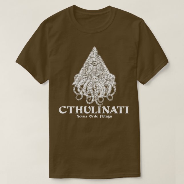 Cthulinati for Mörk Shirts T Shirt (Design framsida)