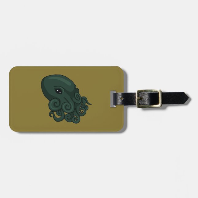 Cthulu logotyp bagagebricka (Horisontell Framsida)