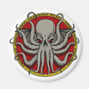Cthulu vapensköld magnet
