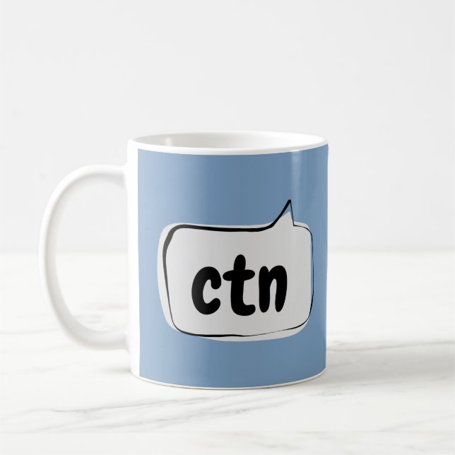 ctn Talarbubbla - Kan inte prata nu Kaffemugg (Vänster)