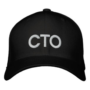 CTO Hat Broderad Keps