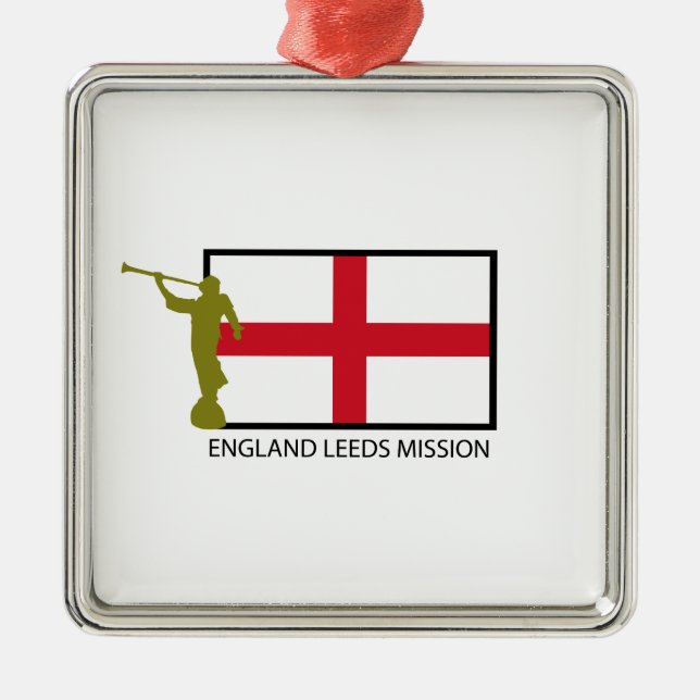 CTR FÖR ENGLAND LEEDS BESKICKNING LDS JULGRANSPRYDNAD METALL (Framsidan)