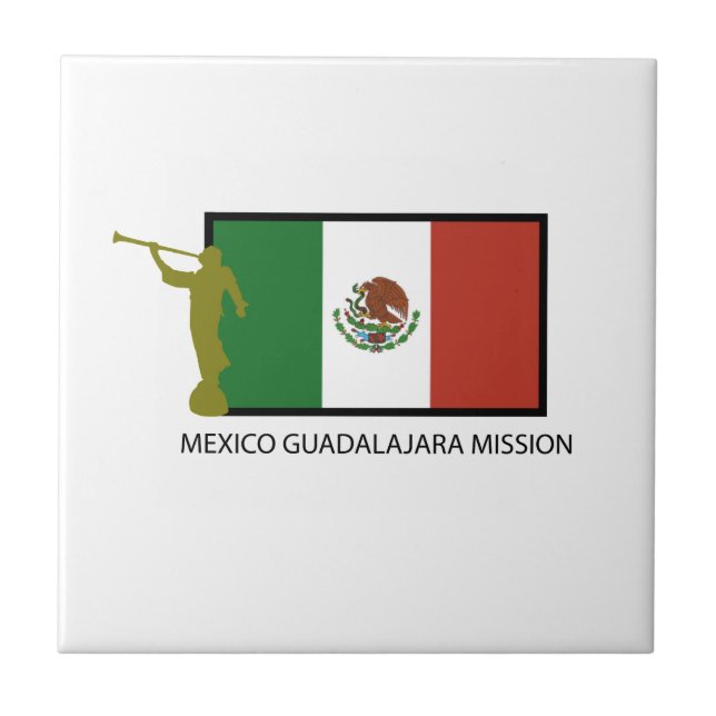 CTR FÖR MEXICO GUADALAJARA BESKICKNING LDS KAKELPLATTA (Framsidan)
