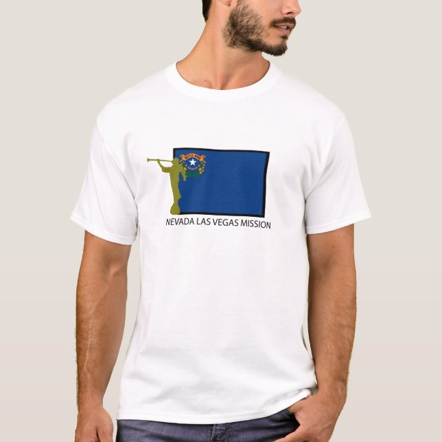 CTR FÖR NEVADA LAS VEGAS BESKICKNING LDS TEE SHIRT (Framsida)