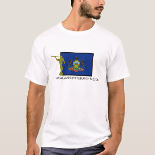 CTR FÖR PENNSYLVANIA PITTSBURGH BESKICKNING LDS TEE