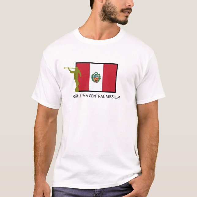 CTR FÖR PERU LIMA CENTRABESKICKNING LDS T-SHIRT (Framsida)