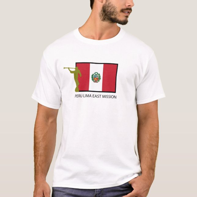 CTR FÖR PERU LIMA ÖSTLIG BESKICKNING LDS TEE SHIRT (Framsida)