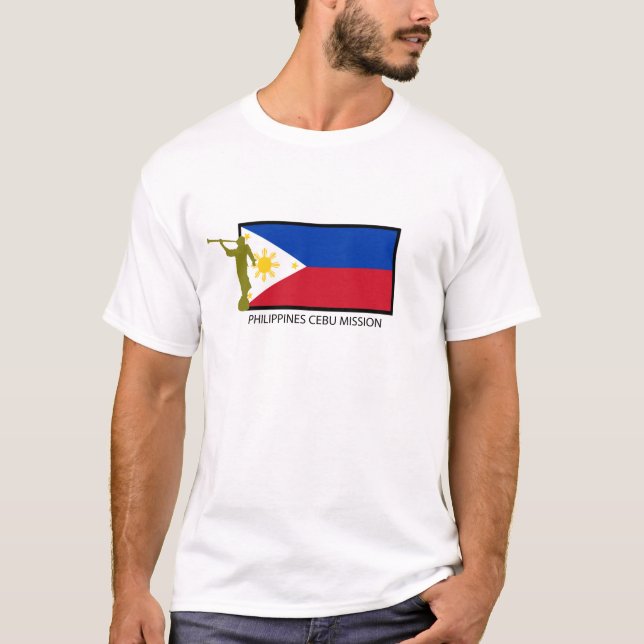 CTR FÖR PHILIPPINES CEBU BESKICKNING LDS T-SHIRT (Framsida)