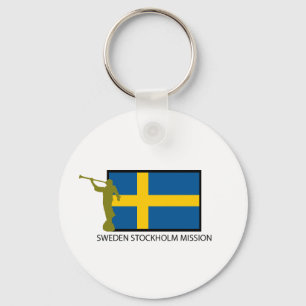CTR FÖR SVERIGESTOCKHOLM BESKICKNING LDS NYCKELRING