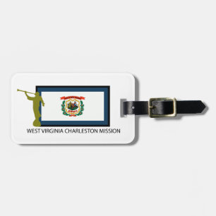 CTR FÖR WEST VIRGINIA CHARLESTON BESKICKNING LDS BAGAGEBRICKA