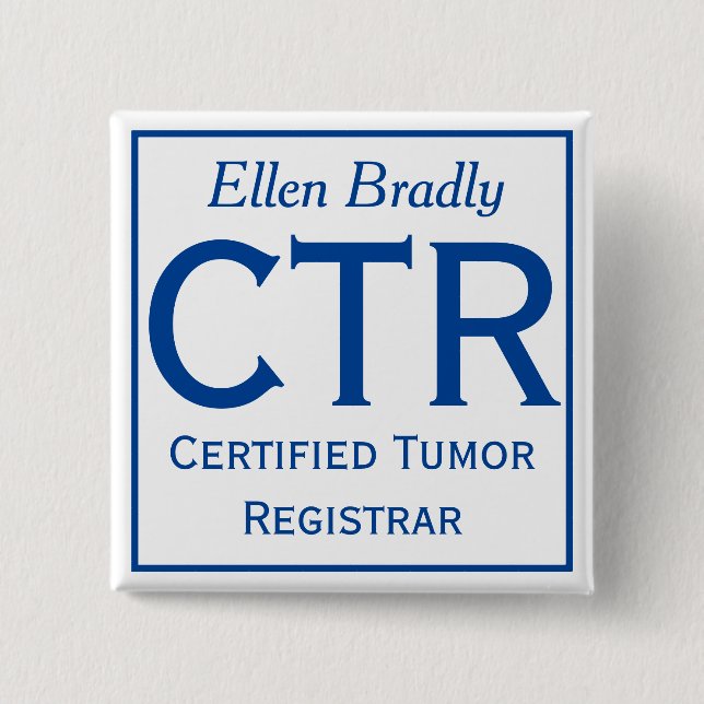 CTR klämmer fast med ditt namn Knapp (Framsida)