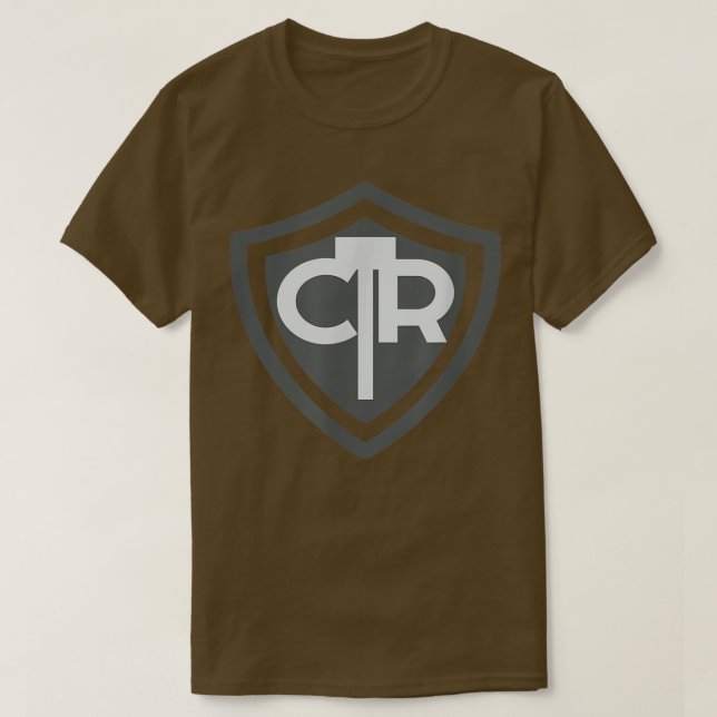 CTR LDS för senare dagslysslor väljer Höger T Shirt (Design framsida)