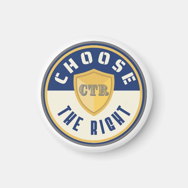 CTR Välj Höger LDS Primär magnet-gåva Magnet (Framsidan)