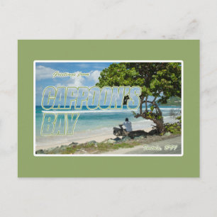 Cträffons Bay, Tortola, BVI-vykort Vykort
