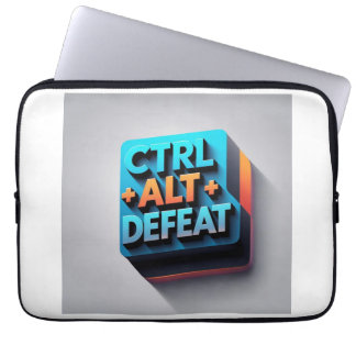 "Ctrl+Alt+Defeat" tongue-in-cheek Laptop Fodral