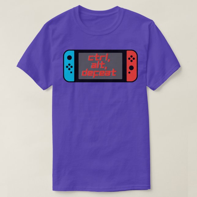 Ctrl Alt Defekt design T Shirt (Design framsida)