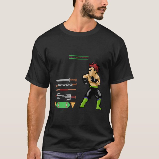 Ctrl + Alt + Defekt spel T Shirt (Framsida)