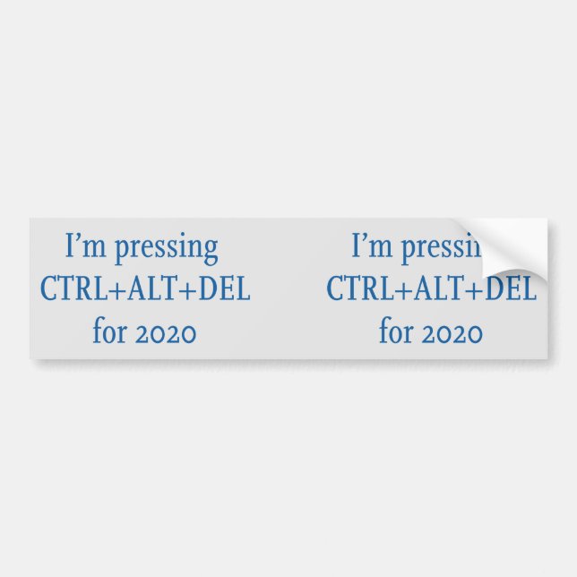 CTRL + ALT + DEL 2020 BILDEKAL (Framsidan)