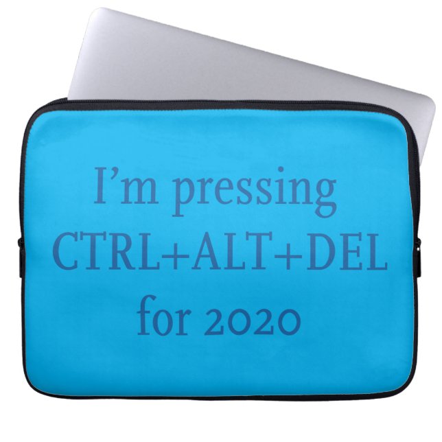 CTRL + ALT + DEL 2020 LAPTOP FODRAL (Framsidan)