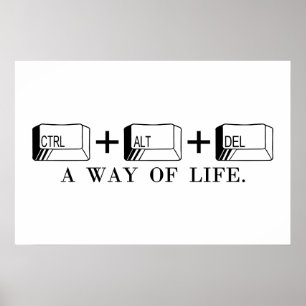 CTRL+ALT+DEL POSTER