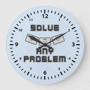 Ctrl Alt Del Stor Klocka