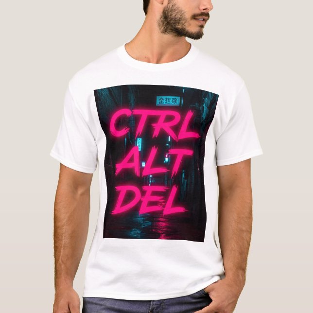 CTRL ALT DEL T SHIRT (Framsida)