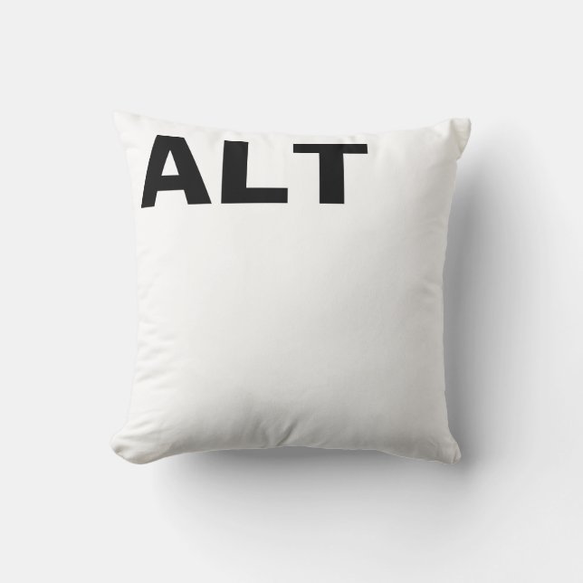 Ctrl Alt Del Uppsättning Kudde (Framsida)