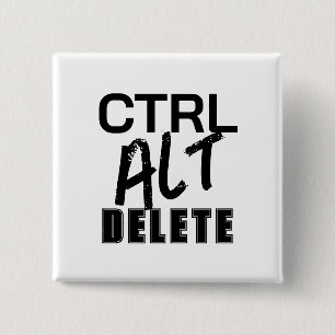 CTRL ALT DELET square Knapp