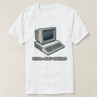 CTRL + ALT + RETRO Retro PC T Shirt