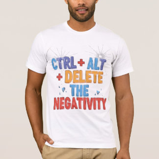 Ctrl+Alt+Ta bort negativ T Shirt