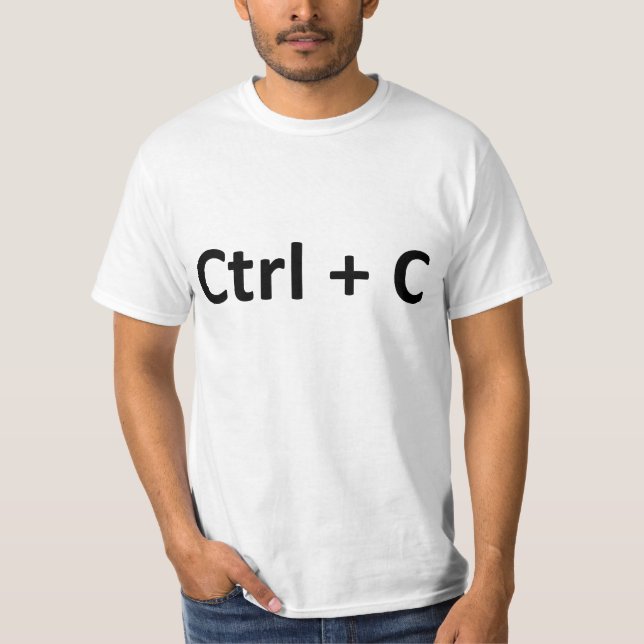 Ctrl C Ctrl V kopierar degtwillingar Tröja (Framsida)
