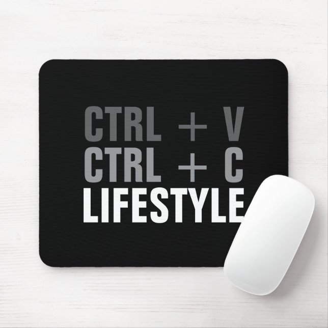 CTRL + C, CTRL + V Livsstil Musmatta (Med mus)