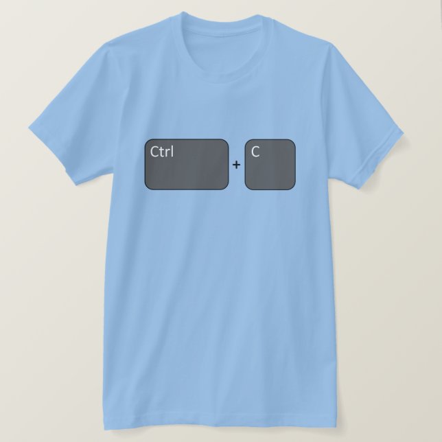 Ctrl + C Kopiera Tee Shirt (Design framsida)