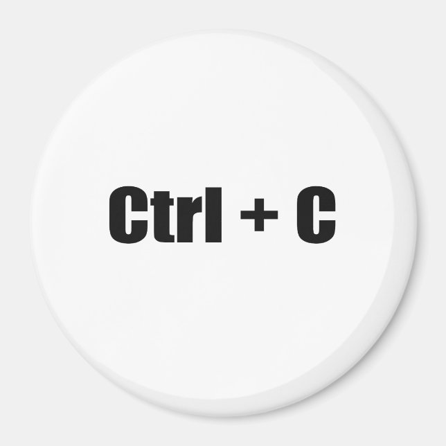 CTRL + C MAGNET (Framsidan)