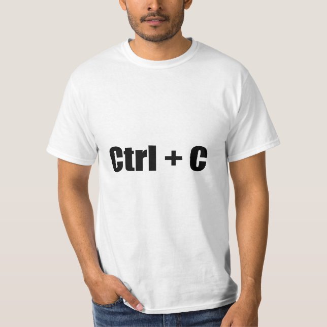 CTRL + C T-SHIRT (Framsida)
