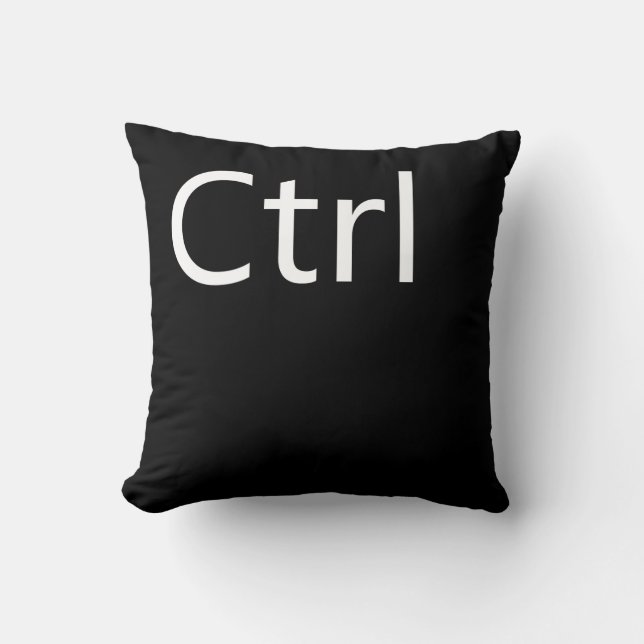 CTRL - Ctrl alt del vid kudde för soffa (Framsida)