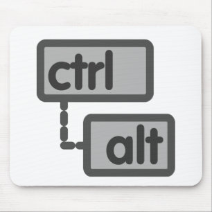 CTRL- och ALT-knapp Musmatta