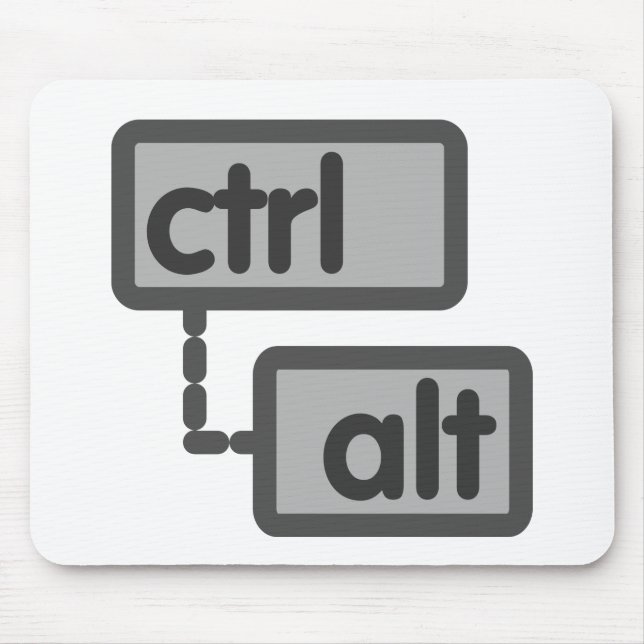 CTRL- och ALT-knapp Musmatta (Framsidan)