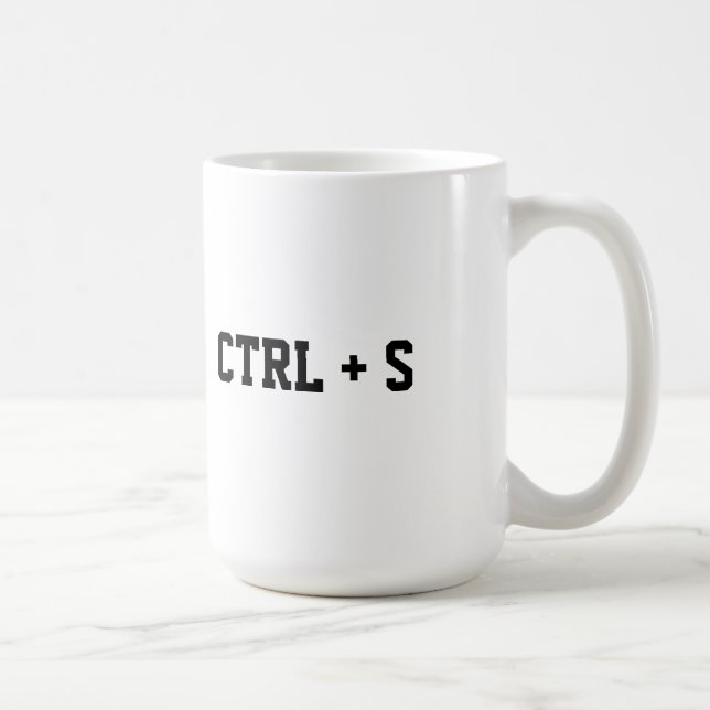 Ctrl + S Påminnelse Mugg (Höger)