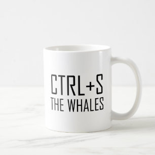 CTRL + S Valarna (Rädda Valarna) Kaffemugg