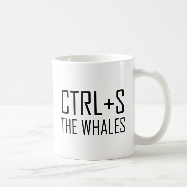 CTRL + S Valarna (Rädda Valarna) Kaffemugg (Höger)