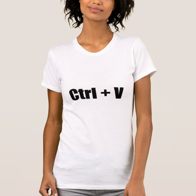 CTRL + V TEE SHIRT (Framsida)