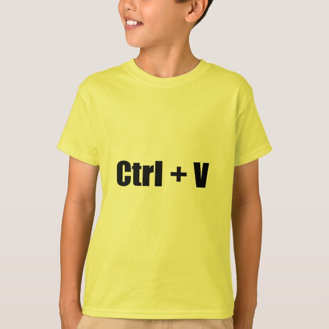 CTRL + V TRÖJA (Framsida)