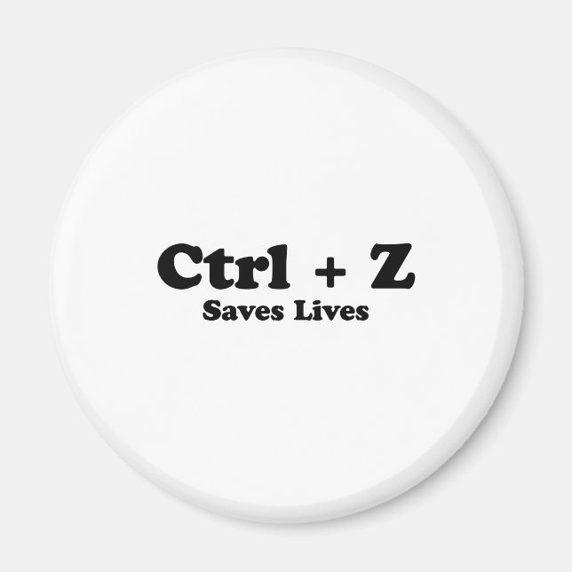 Ctrl Z Magnet (Framsidan)
