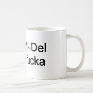 CtrlAltDel fientlig geekmugg Kaffemugg