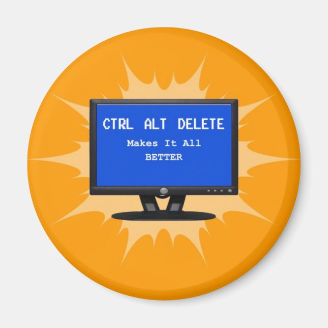 CTRLALTDELETE MAGNET (Framsidan)